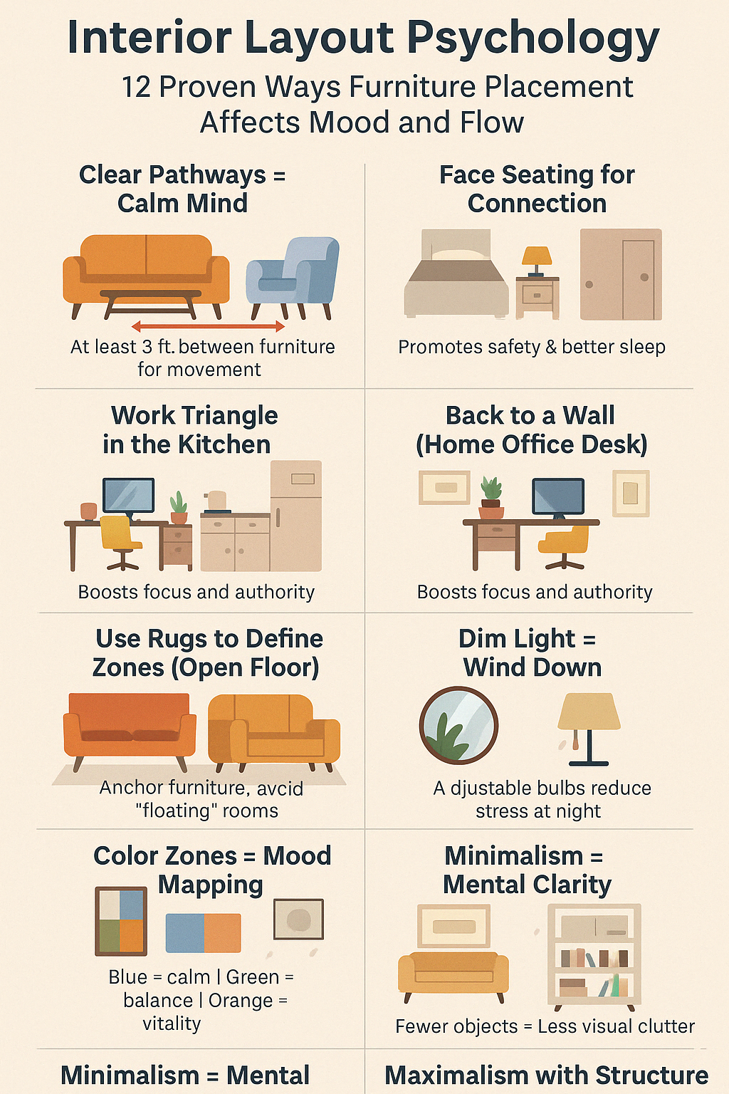 12 Proven Ways Furniture Placement Affects Mood and Flow