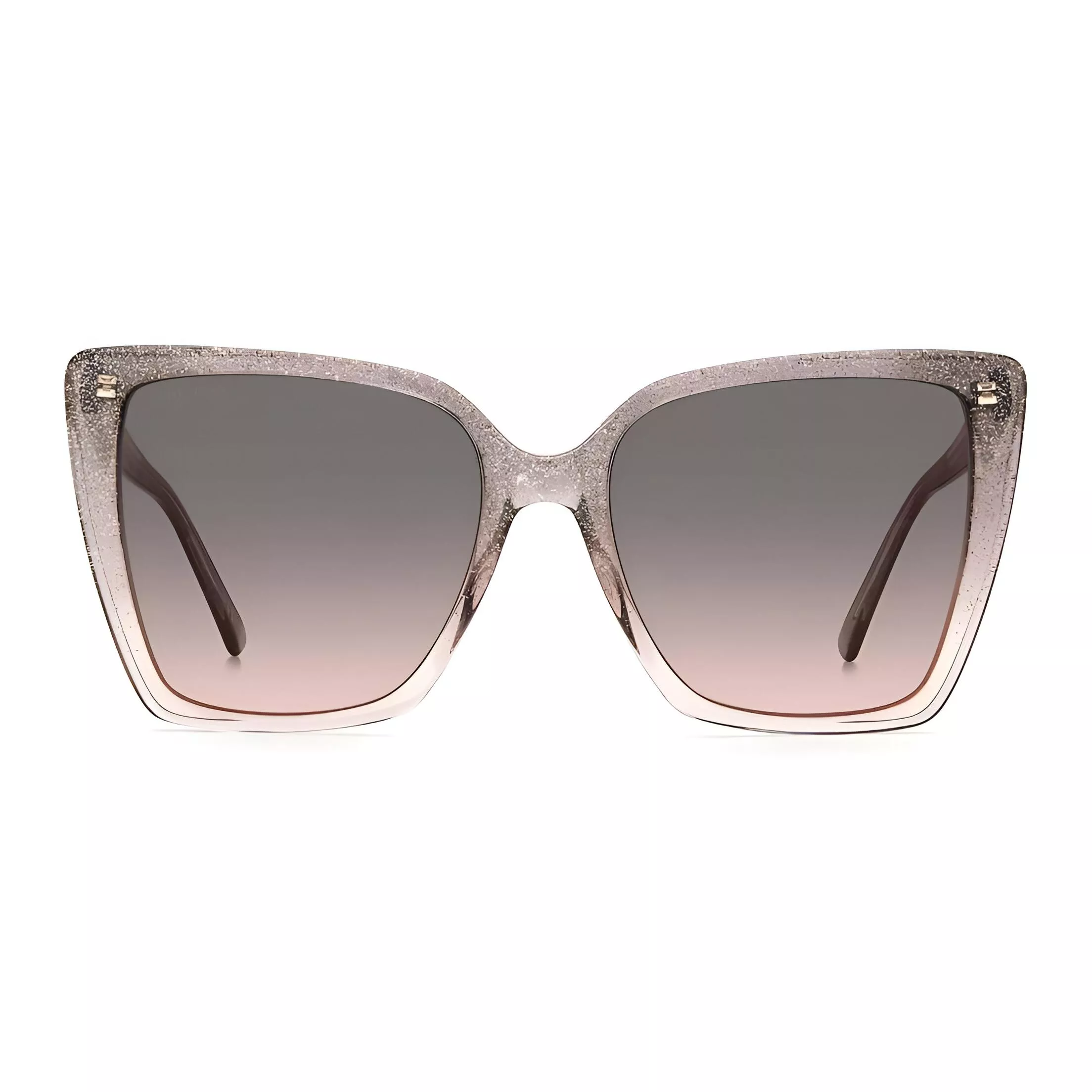 Jimmy Choo Women’s Nude Glitter Sunglasses – Graduated Grey Lenses