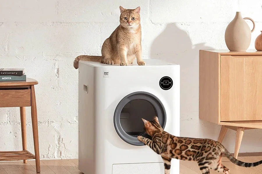automatic litter box for multiple cats